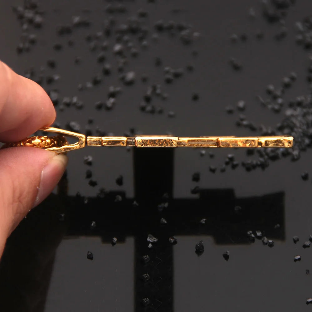 Movie John Wick Jesus Cross Necklace Crucifix